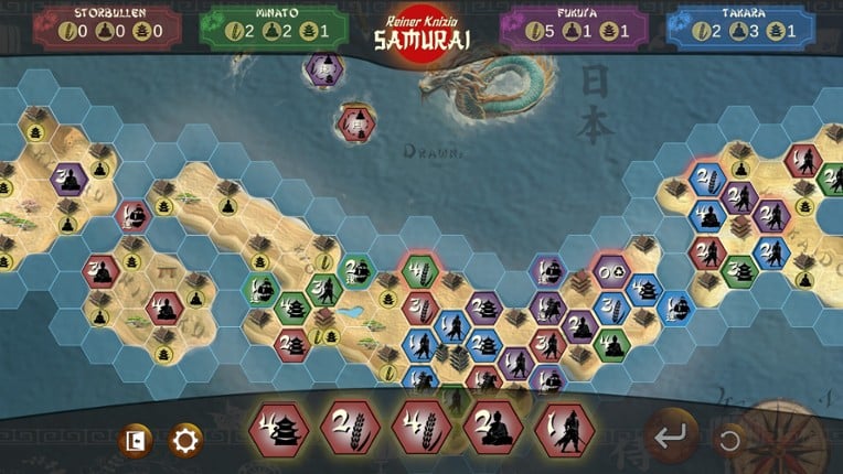 Samurai by Reiner Knizia screenshot