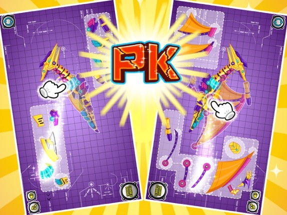 Steel Dino Toy:Mechanic Pterosaurs - 2 player game Image