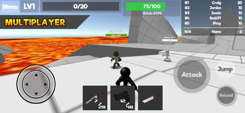 Stickman Unknown Battlegrounds screenshot