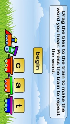 Train Phonics CVC Image