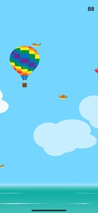 Balloon Ride With Birds Image