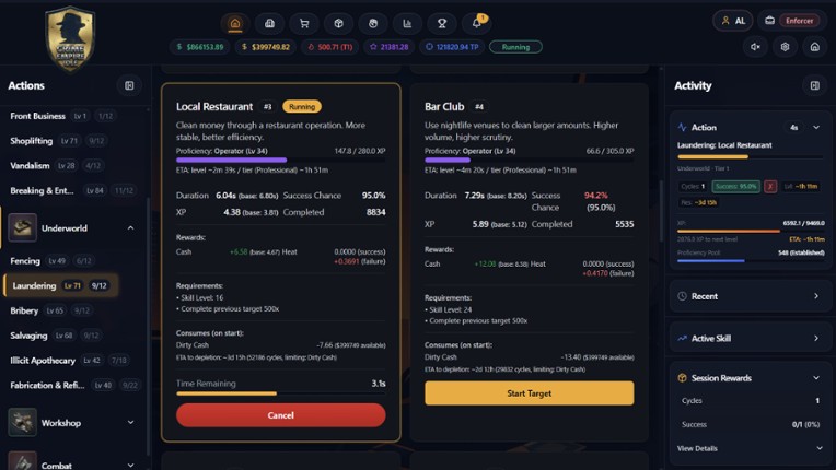 Crime Empire Idle screenshot