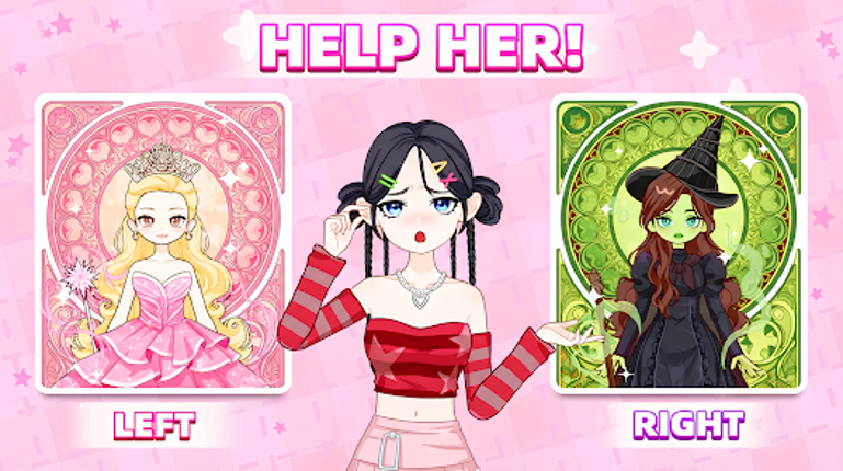 Left or Right: Anime Dress Up screenshot