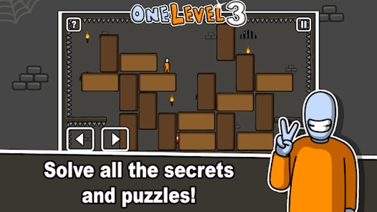 One Level 3 Stickman Jailbreak Image