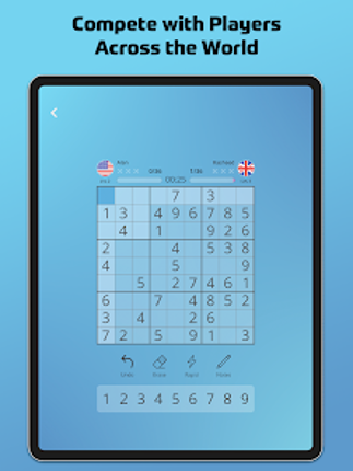 SudokuTournament.com screenshot