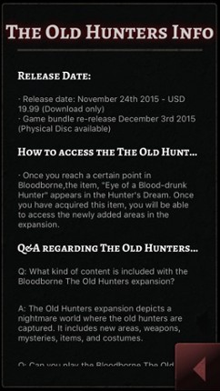 Game Guide for Bloodborne screenshot