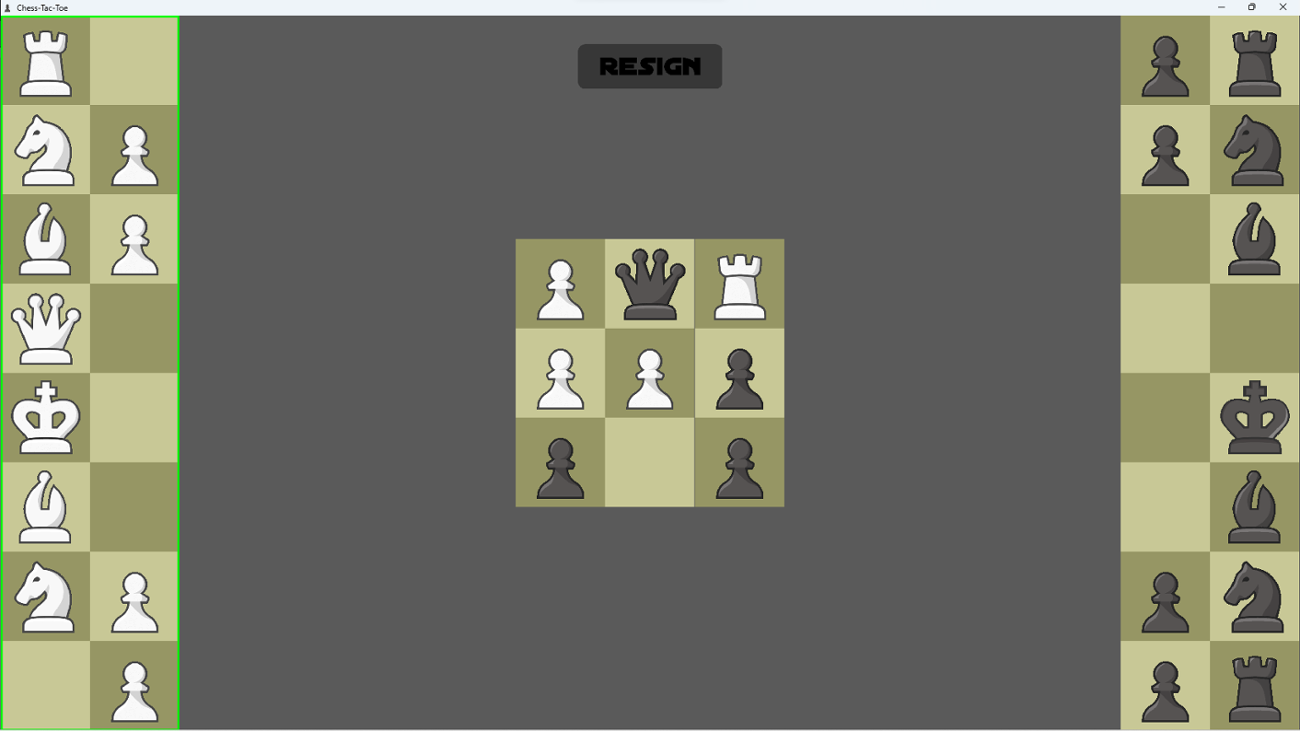 Games like Chess-Tac-Toe