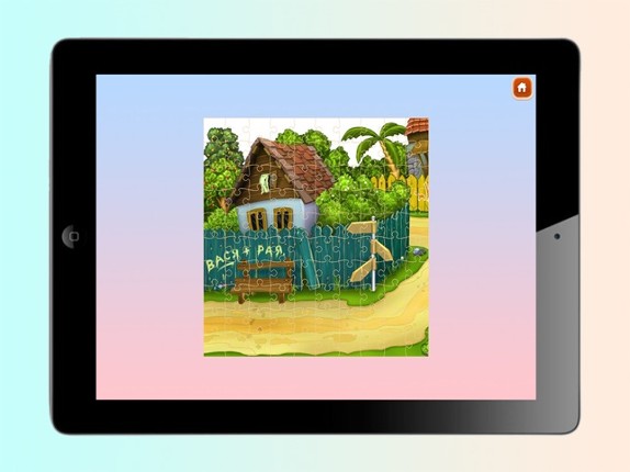 Jigsaw World Puzzle Colorful Game for Kids with Free Image