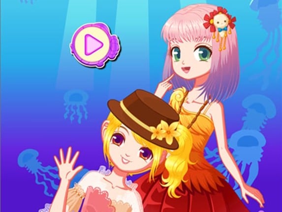 Mermaid Princess Dress Up Salon Game Cover