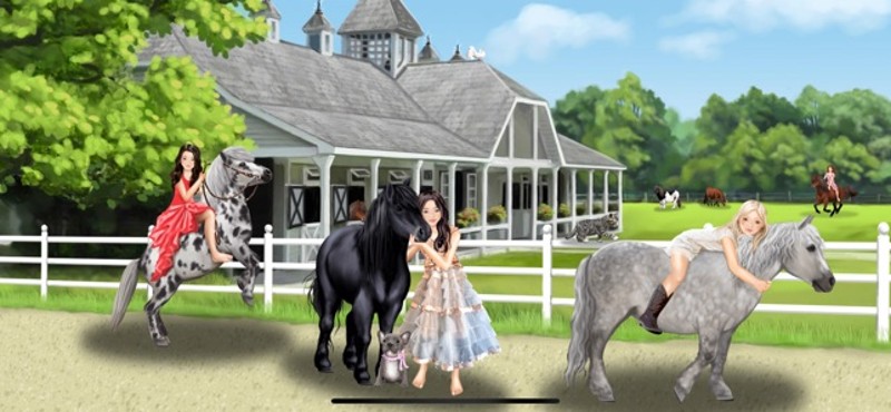 Pony und Reiter Anziehspass Image