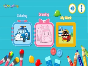 Robocar Poli: Painting Fun Image