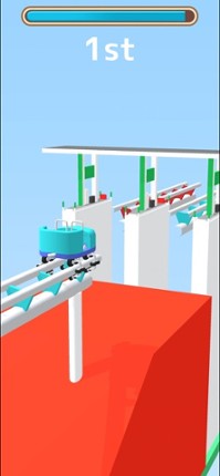 Roller Coaster Race 3D screenshot