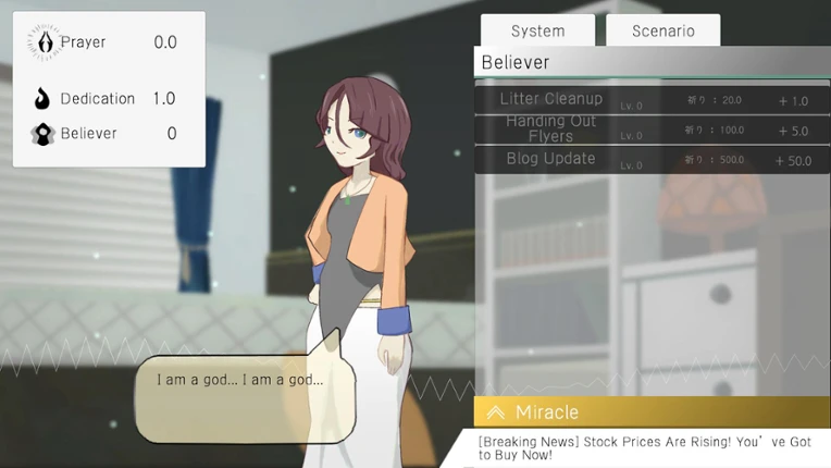 To become a god Image