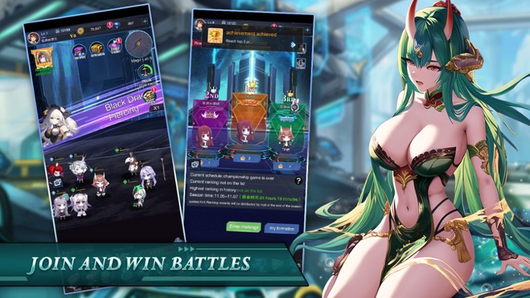 Warrior Maidens: Idle Command screenshot