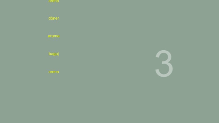 Word Typing Game screenshot