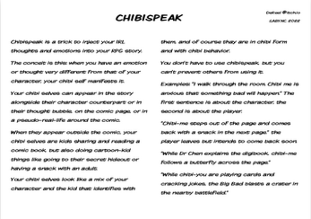 Chibispeak (en/es) Image