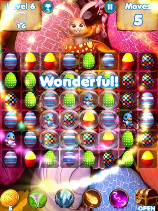 Easter Games Candy - match 3 for cute bunny hop screenshot