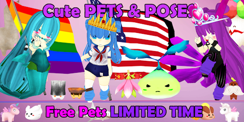 Chibi 3D Online RPG Sandbox Image