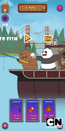 We Bare Bears: Crazy Fishing screenshot