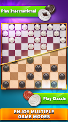 Checkers Clash: Online Game Image