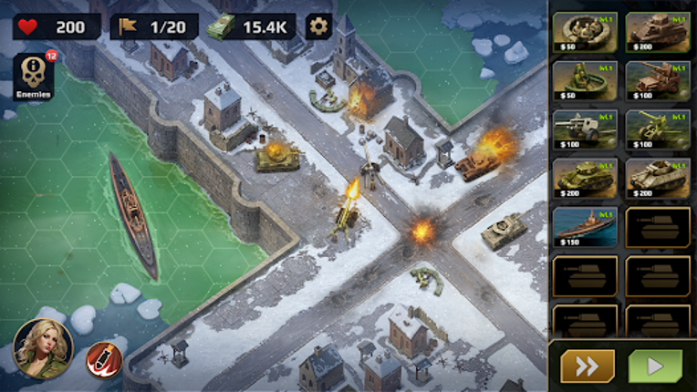 WWII Defense: RTS Army TD game Image
