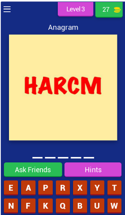 Guess The 5 Letter Word Quiz Game Free Image