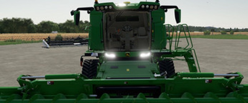 John Deere X9 White Image