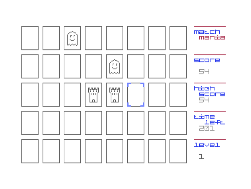Games like Match Mania (Commodore 64)