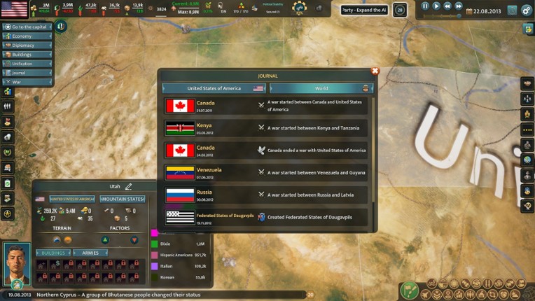 Realpolitiks 3: Earth and Beyond screenshot