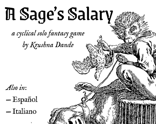 A Sage's Salary Game Cover