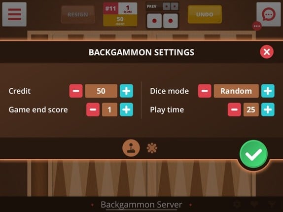 Backgammon - Online screenshot