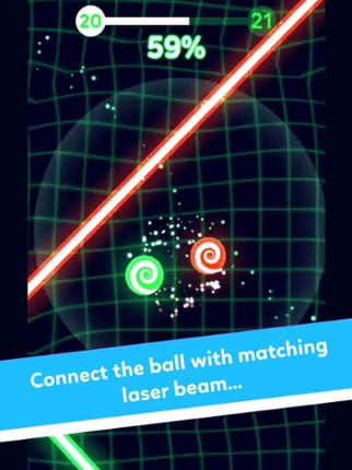 Balls VS Lasers: A Reflex Game screenshot