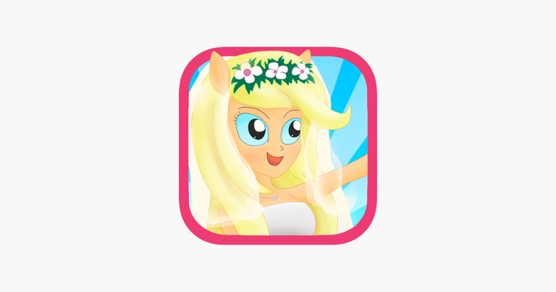 Bride Pony wedding girl princess dress up makeover Image