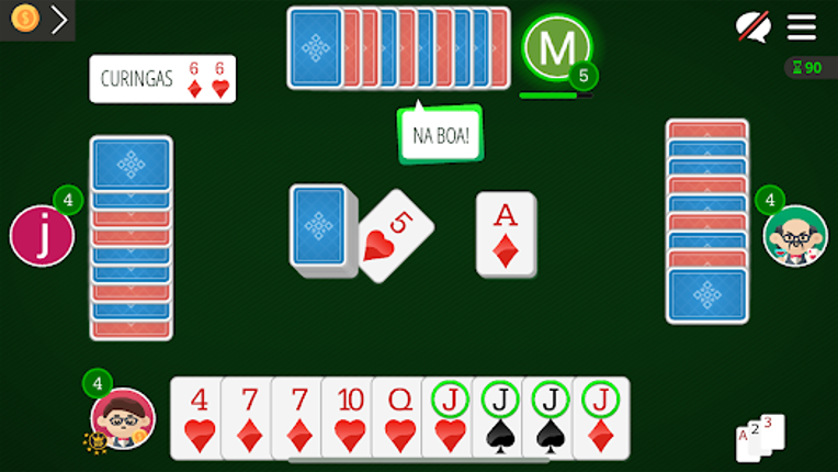 Cacheta Gin Rummy Online screenshot