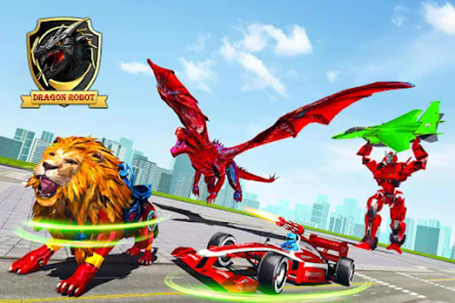 Dragon Robot - Car Robot Game Image