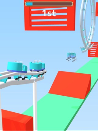 Roller Coaster Race 3D screenshot