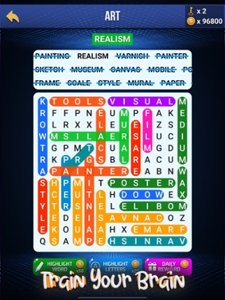 Wow Search: Classic Words Game screenshot