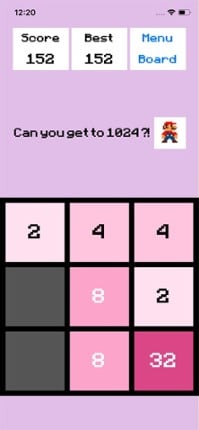 8bit 2048 screenshot