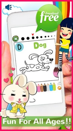 Animals ABC Coloring Book Free For Toddlers &amp; Kids screenshot