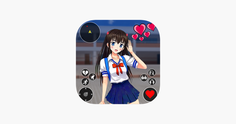 Anime Girl High School Life Game Cover