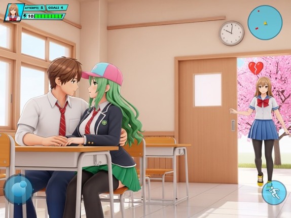 Anime Girl High School Life Image