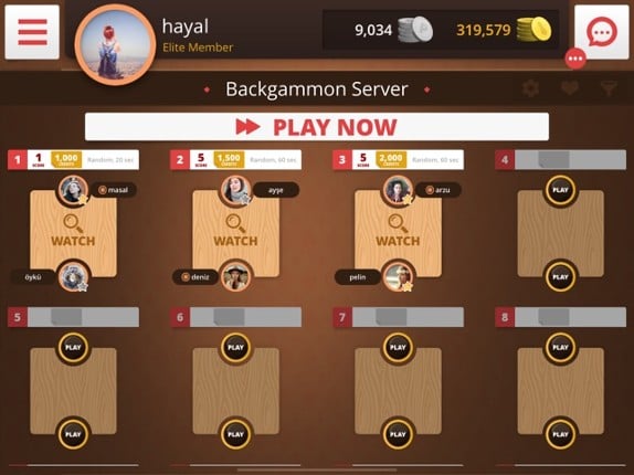 Backgammon - Online screenshot