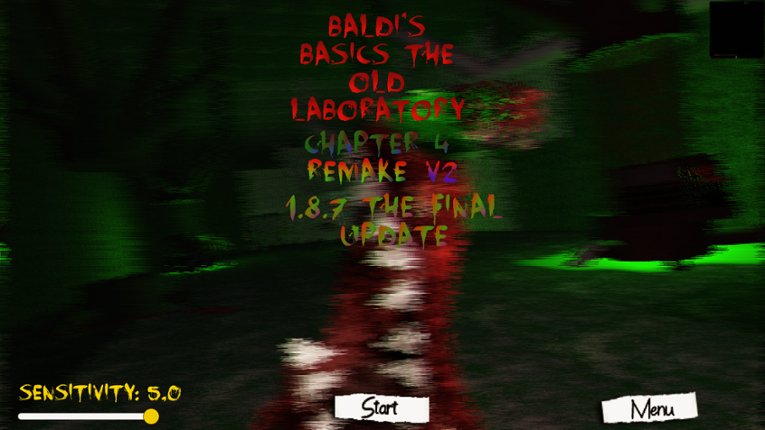 Baldi's Basics The Old Laboratory Chapter 4 Remake V2 Image
