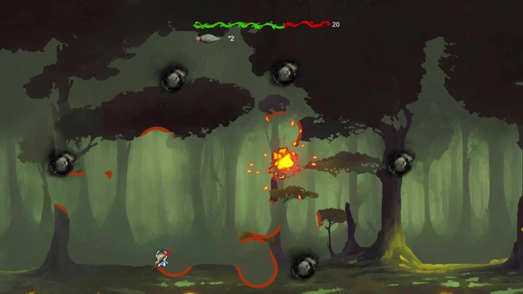 Bouncing Missile screenshot