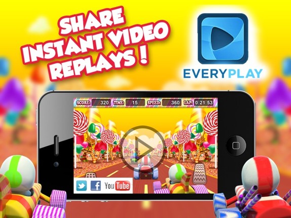 Candy Kart Racing 3D Lite - Speed Past the Opposition Edition! Image