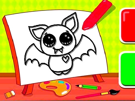 Games like Easy Kids Coloring Bat