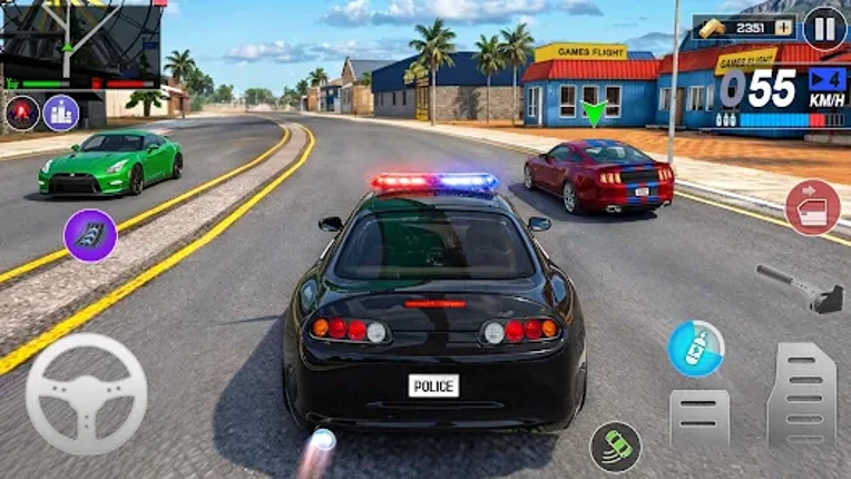 City Police Car Chase Games 3D screenshot