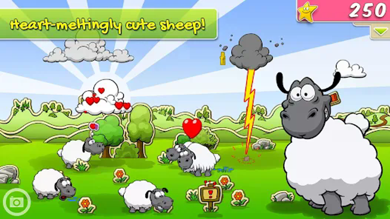 Clouds & Sheep Premium Image