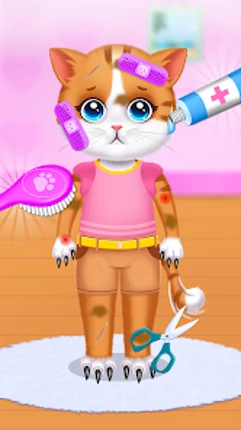 Cute Cat Care and Babyshower Image