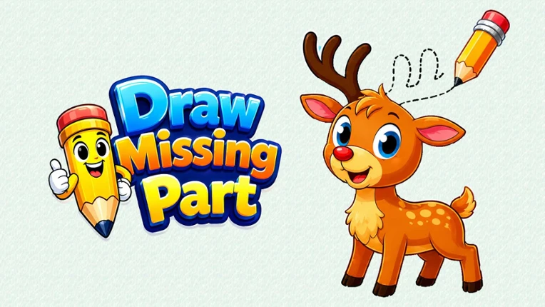Draw Missing Part | DOP Puzzle Image
